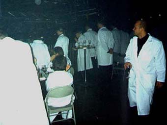 ...more like a doctors or chemists meeting than a rock concert...