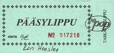 Ken Hensley European Tour 2002