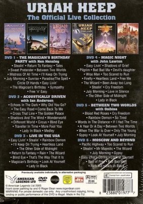The Official Live Collection - 6-dvd